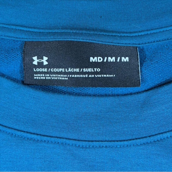 Under Armour Teal Long Sleeve Performance Top • Size M • - Picture 2 of 5